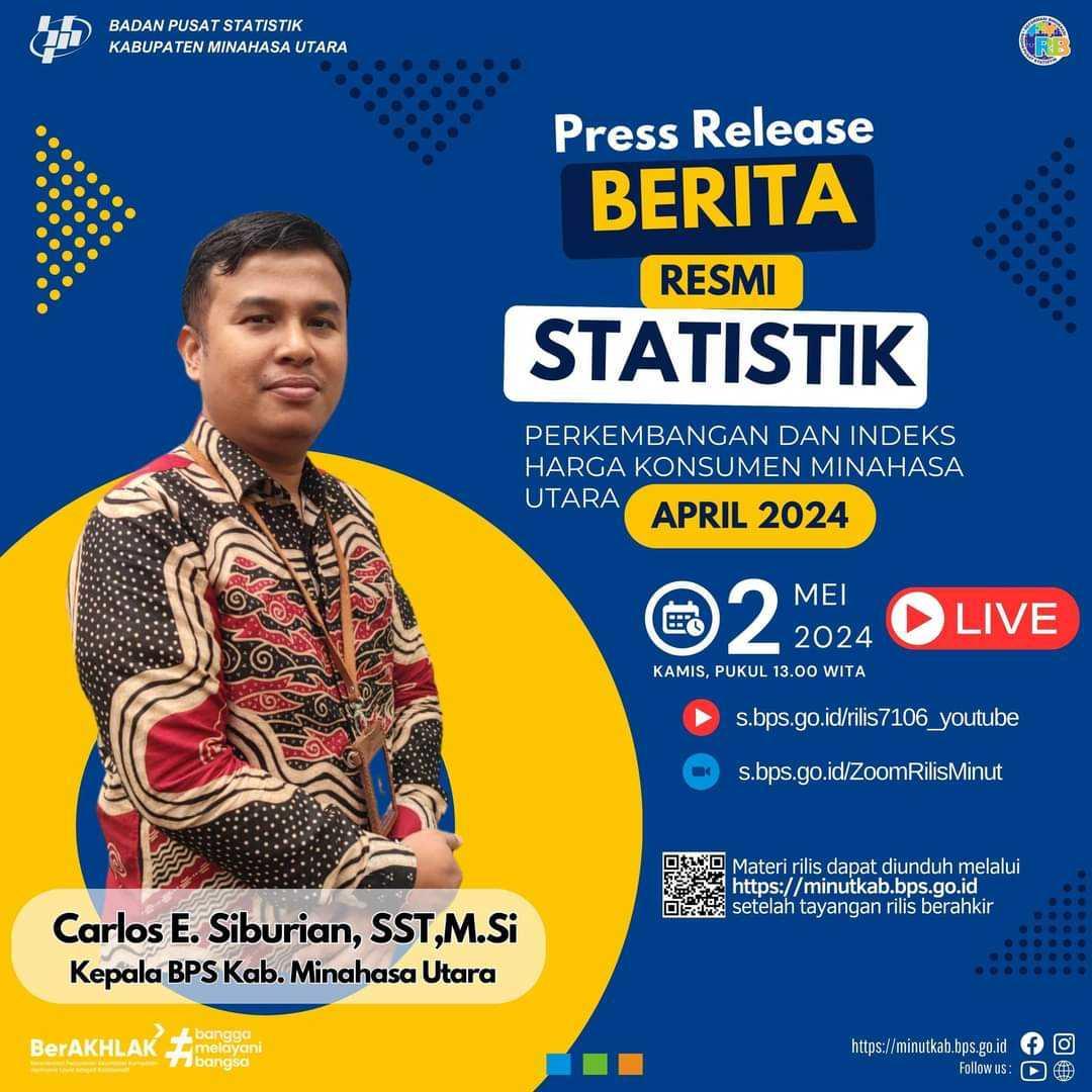 Undangan Press Release Berita Resmi Statistik April 2024