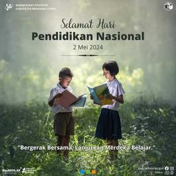 BPS Kabupaten Minahasa Utara mengucapkan "Selamat Hari Pendidikan 2024"