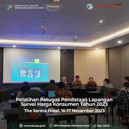 Pelatihan Petugas Pendataan Lapangan Survei Harga Konsumen Tahun 2023