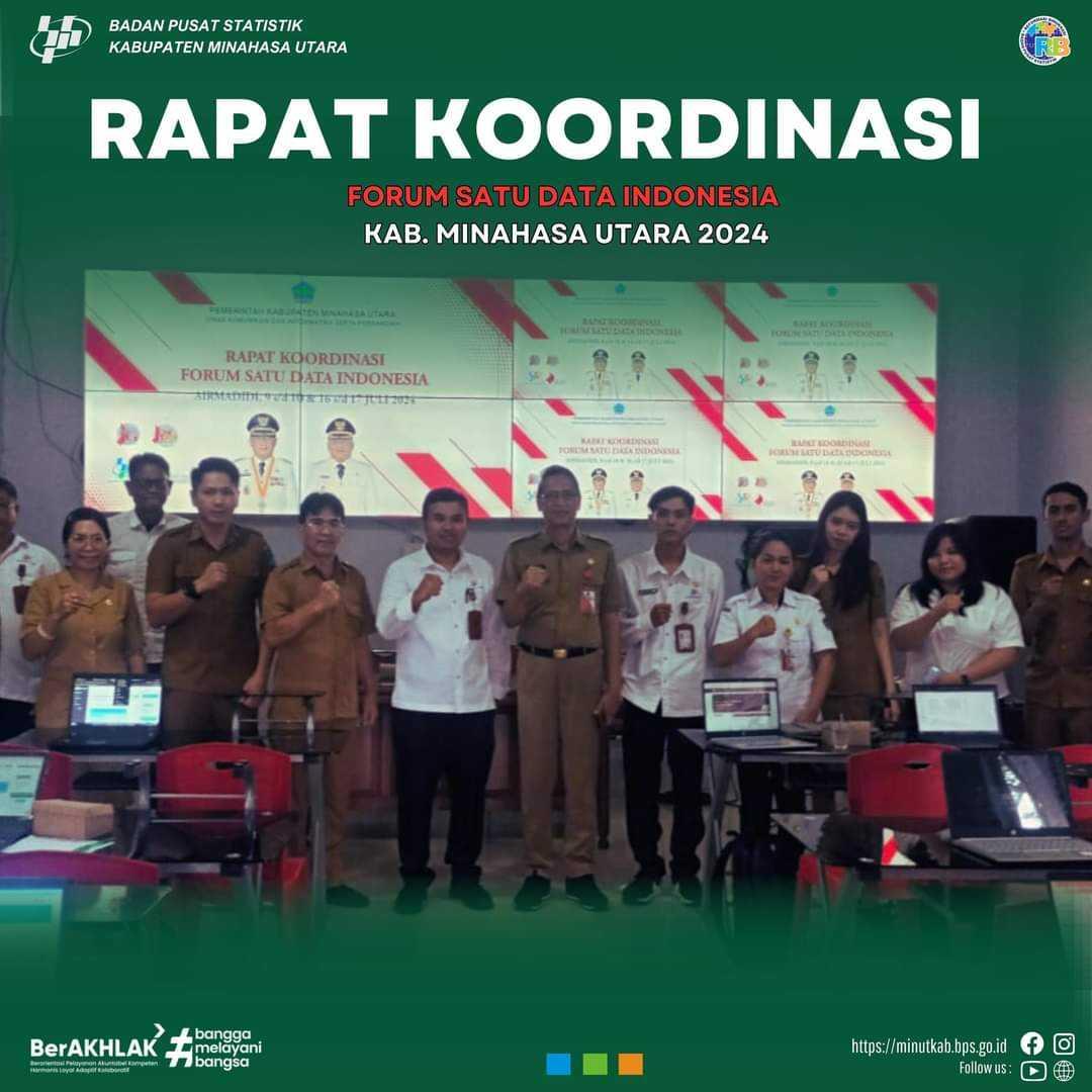 Rapat Koordinasi Forum SDI Kabupaten Minahasa Utara 2024