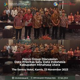 FGD Data Prioritas Satu Data Indonesia Kabupaten Minahasa Utara Tahun 2023