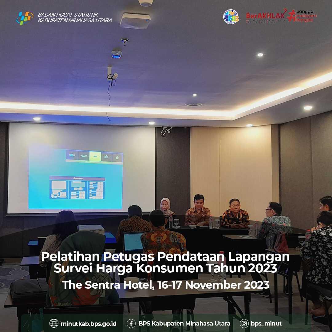 Pelatihan Petugas Pendataan Lapangan Survei Harga Konsumen Tahun 2023